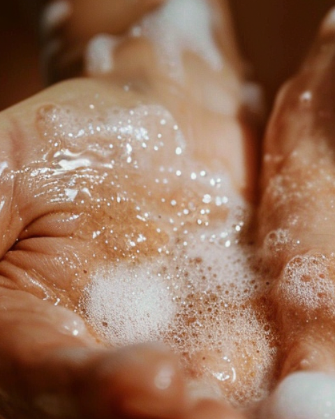 Foaming Soap Sugar Scrub